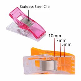 20/50 Pcs Sewing Clips Multicolor Plastic Clips Fabric Clamps Patchwork Craft Clips Clothing Clips Holder Quilting Clips