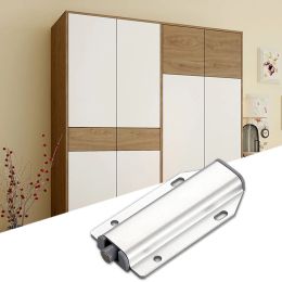 Magnetic Door Touch Stop Aluminum Alloy Push Open Cabinet Catches Door Stops Kitchen Invisible Cabinet Pulls Cabinet Hardware