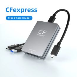 Readers USB Card Reader CFexpress Type B Card Reader USB3.2 Gen2 10Gbp Card Reading Type A&SD Memory Card Adapter for PC Laptop Computer