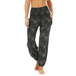 Women's Loose Yoga Pants Boho Print High Waist Casual Trousers Sweatpants Women Summer Beach Plus Size Baggy Aladdin Pants