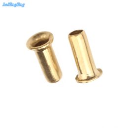 M0.9X2.5 1000PCS Tubular Double-sided Circuit Board PCB Nails Copper Hollow Rivet Nuts GB876