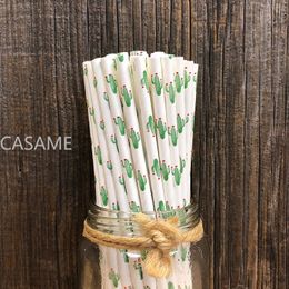 Rose Floral Paper Straws gentle Pink Yellow White Paper Straws Biodegradable Floral Drinking Paper Straws party Wedding Events