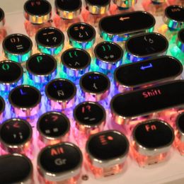 Accessories Spanish Keycaps 104 Key Pudding Transparent Universal Round Key Cap PBT for MX Mechanical Keyboard Backlit Design HighQuality