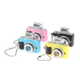 Mini Digital Reflex DSLR Camera LED Flash Light Torch Shutter Sound Keychain