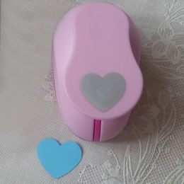 Punch Free Ship 1" Love shaped save power paper/eva foam craft punch Scrapbook Handmade punchers hearts hole punches heart puncher