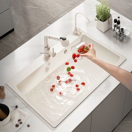 Granite Kitchen Sink Divider Single Sink Bowl Home Improvement Kitchen Accessories Household Vegetables Drain Baske Sink Basin