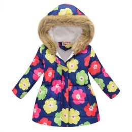 3-9 Years Girls Parka 2021 Winter Jacket For Girls Jacket Kids Parkas For Girls Boys Children Warm Hooded Outerwear Coat