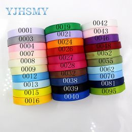 Solid Color Printed Grosgrain Ribbons J-181010-1 10MM 5Yards,DIY Handmade Hairbows Garment Accessories Wedding Party Decoration