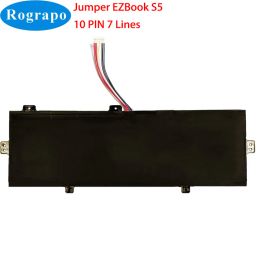 Batteries New 7.4V 5000mAh U3285131P2S1P Laptop Notebook Battery For Jumper EZBook S5 With 5 Wire Plug
