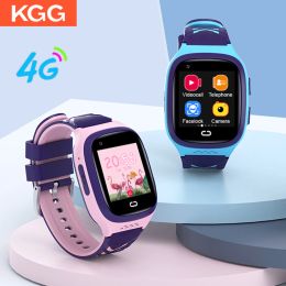 Watches KGG LT31 4G Kids Smart Watch Video Call Phone Watch SOS GPS Tracker Waterproof Child Smartwatch Call Back Monitor Clock Gifts