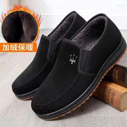 Casual Shoes Autumn And Winter Men's With Cotton Thickened Old Beijing Cashmere