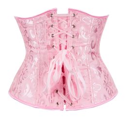 Women Corset Up Waist Trainer Underbust Corset Steampunk Gothic Clothing Shaper Corsets Belt Waist Slimming Corselet