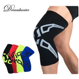 Breathable Basketball Volleyball Knee pads Summer Thin Style Calf Leg Sleeves Outdoor Sports Running Knee Support Knee Protector