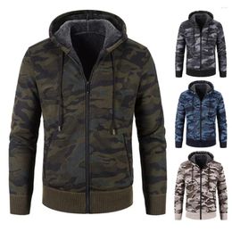 Men's Jackets Cool Coat Warm Hooded Men Jacket Thick Quick Drying Sweatercoat For Daily Wear