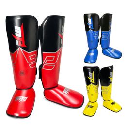 Kids/Adult MMA Sparring Boxing Muay Thai Shin Guards W/Insteps Kickboxing Ankle Support Equipment Leg Protector Leggings DEO