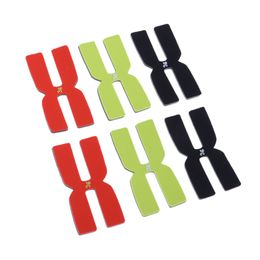 6 Pieces Professional 3g Tennis Racket Balance Bar Silicone H-shaped Weighted Power Strips