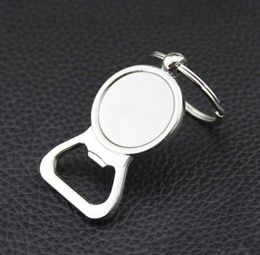 Beer Bottle Opener Key Rings DIY For 25mm Glass Cabochon Keyrings Engraving Gifts Zinc Alloy Kitchen Bar Tools Men Gifts lxj0683272734