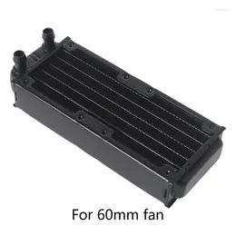 Computer Coolings PC Aluminum Radiator Water Cooling 6 Tubes Heat Exchanger Fast Dissipation