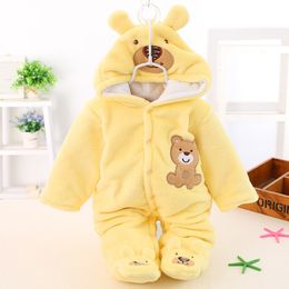 Newborn Baby Clothes Winter Unisex Christmas Rompers Thick Warm Infant Jumpsuit Parkas For Baby Girls Boy Romper Snowsuit 0-12M