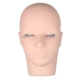 practice lash mannequin head flat head doll head manakin eyelids for lash practice eyelash mannequin Doll Face Head