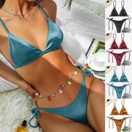 Women's Swimwear Sexy Micro Bikini Sets Bandage Two Piece Swimsuit Women Push Up Lace Luxury Summer Beach Mujer Swimming Suit