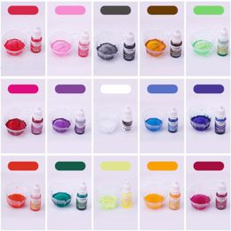 10ml 15 Colour Epoxy UV Resin Colourant Jewellery Liquid Pigment Bath Bomb Soap Dye