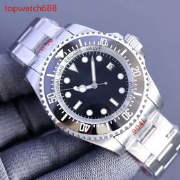 Master Watch Mens Watches 44 Mm 2813movement Deep Ceramic Bezel Sea-dweller Sapphire Cystal Stainless Clasp Automatic Mechanical Large Dial Large Body Wear