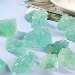 100g Natural Green Fluorite Crystal Tumbled Crushed Stone Healing Jewelry Precious Stones Making Home or Aquarium Decoration