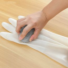 Japan Dishwashing Cleaning Gloves Magic Silicone Rubber Dish Washing Glove for Household Scrubber Kitchen Clean Tool Scrub