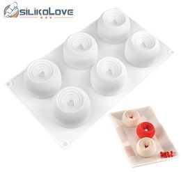 SILIKOLOVE New Heart Mousse Cake Mould Silicone Pastry Mould For DIY Homemade French Desserts Sugarcraft Tools Hot Forms