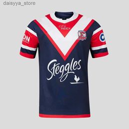 Rugby Jerseys Sydney Roosters 2024 Mens Home Rugby Jersey Custom name and number size S-M-L-XL-XXL-3XL-4XL-5XLL2403