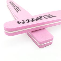 10pcs/lot Nail File Blocks Colourful 100/180 Sponge Washable Nail Sunshine Polish Sanding Buffer Manicure Nails Accessoires Tools