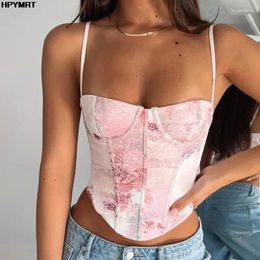 Women's Tanks Summer Women Lady Female Crop Top Sleeveless T-Shirt Tank Tops Beach Vest Bare Pink Blue Sexy Clothes