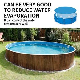 Rectangle Round Swimming Pool Solar Tarpaulin Thick Solar Film Cover Accessories For Water Heating 300x200cm/260x160cm/244cm