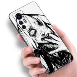 Anime Junji Ito Tees Phone Case For Xiaomi Mi 9SE 9T 10T 11i 11T Lite NE POCO C40 F3 M3 X3 GT NFC M4 X4 Pro 5G Soft Black Cover