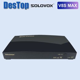 5PCS OPENBOX bSOLOVOX V8S MAX Satellite Receiver 2xUSB Support Biss Key WEB TV Home Theatre Support H.256 T2-MI YOUTUBE YOUPORN