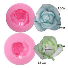 Silicone Soap Mold Flower 3D Soap Mold Plamt Handmade Fragrance Soap Fondant Cake Decorating Tools Silicone Mold