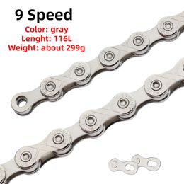 Bicycle Chain 9/10/11/12 Speed MTB Road Bike Variable Speeds Chains 116 Link For M7000 XT Mountain Bike Chain