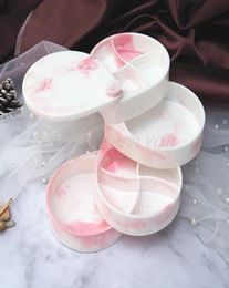 Teardrop Shape Rotating Jewellery Box Resin Casting Mould 3Tiered Tray Jewellery Storage Organiser Silicone Mould Art Craft Tools7007563