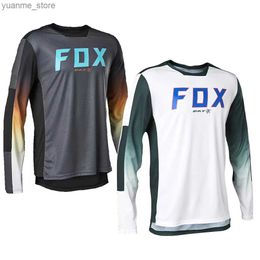 Cycling Shirts Tops BAT Downhill Jerseys Long Sleeves Bike Shirts Offroad DH Motorcycle Jersey Motocross Sportwear Clothing Y240410