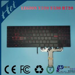 Keyboards US/UI UK/GB CFE NE/ND LAPTOP Keyboard for Lenovo Legion Y520 Y52015IKB Y720 Y72015IKB Series RED SN20M27446