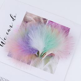 50pcs 100pcs Turkey Marabou Feather Multicolor Jewelry Crafts Decor 50pcs/bag Loose Plumes Dream Catcher Fly Tying Material