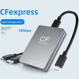 Readers CFexpress Type A Card Reader USB 3.2 10Gbps CF Express Card Reading Type A&SD Memory Card Adapter for Windows PC Laptop Computer