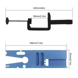 Bench Pin Clamp V-Slot C-Clamp Mount On Table Workbench Jewellers Tool Fixtures for The Table Saw