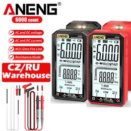 ANENG 4.7In LCD AC/DC Digital True-RMS Multimeter Auto-Ranging with Amp Volt Ohm Capacitance Continuity Diode Tests NCV Tester