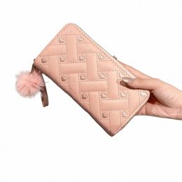 women's Plaid Wallet Geometric Pattern Zip Mey Clip Women's Wallet Fi Card Clip Wallet Mey Clip h8kE#