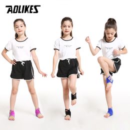 AOLIKES 1 Pair New Kids Ankle Strap For Football Cycling Dance Gym Children Sport Ankle Brace Support Guard Protector Boy Girl