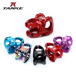 TANKE MTB 35mm Stem CNC 31.8mm Handlebar Bicycle honsun ultralight 0 Degree Rise FR AM Enduro 28.6mm Steerer Mountain Bike parts