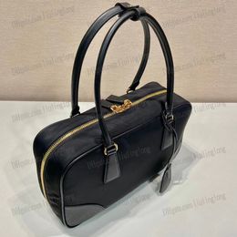 new nylon designer bags nylon tote leather handbags women fashion gold zipper shoulder bag black top handle bag lady purses luxury re-ed 1978 handbag hobo bags