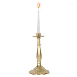 Candle Holders Pillar Holder Chinese Style Vintage For Living Room Decoration Exquisite Table Shelf